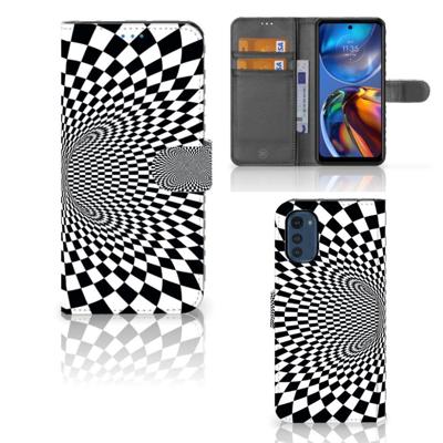 Motorola Moto E32 | Moto E32s | Book Case | Illusie Motorola Moto E32 | Moto E32s | Book Case | Illusie