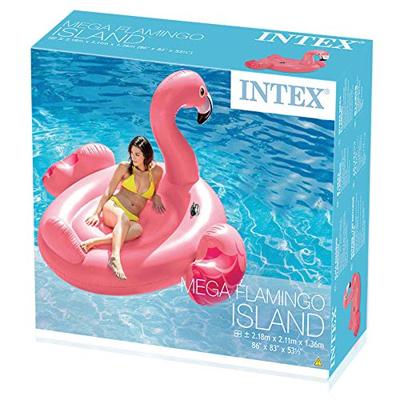 Intex 56288 drijflichaam voor zwembad & strand Zwart, Roze, Wit Zwemband om op te zitten