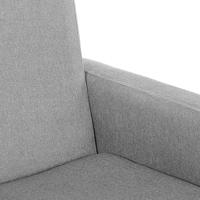 Schommelstoel stof lichtgrijs - thumbnail