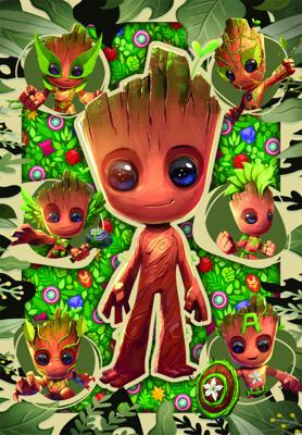 CLEMENTONI - 104 stuks - Marvel, Groot