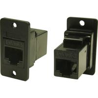 Cliff FM Slim FT Cat6 SHLD 3.2 hole CP30622SX1 Adapter, inbouw Zwart 1 stuk(s) - thumbnail