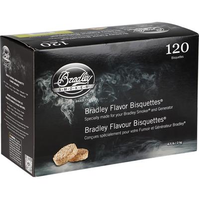 Bradley apple wood briketten rookhout (120 stuks)