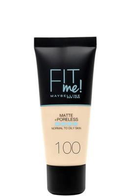 Maybelline - Fit Me Matte + Poreless Foundation - 100 Warm Ivory