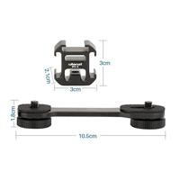 Ulanzi PT-3 Triple Cold Shoe Mount voor Gimbal, Camera en Smartphone Rig - thumbnail