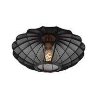 Lucide CORINA - Plafonnière - Ø 40 cm - 1xE27 - Zwart - thumbnail