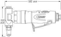 HAZET Knibbelschaar 9036N-1 · Lengte: 185 mm - thumbnail