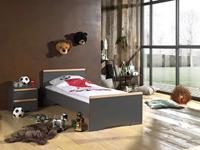 Vipack bed Londen - antraciet - 90x200 cm - thumbnail