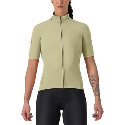 Castelli Perfetto RoS 2 Wind fietsshirt korte mouw groen dames S Castelli Perfetto RoS 2 Wind fietsshirt korte mouw groen dames S