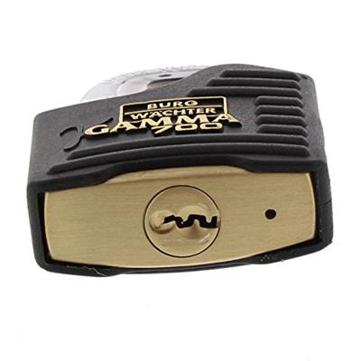 Burg Wächter Gamma 700 55 SB Hangslot Verschillend sluitend Messing, Zwart Hangslot voor profielcilinder