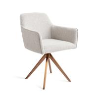 Jesper Home Eetkamerstoel 'Hofu' Turn Rose Gold, kleur Checkers Charm - thumbnail