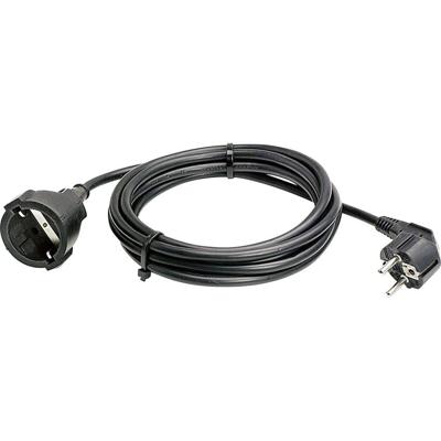 As-Schwabe verlängerungskabel plastic sheathed cable black l 5m