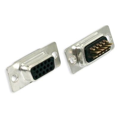 Intronics OEM SHD15F 15 polige High Density D-sub connector female geschikt voor VGA aansluiting