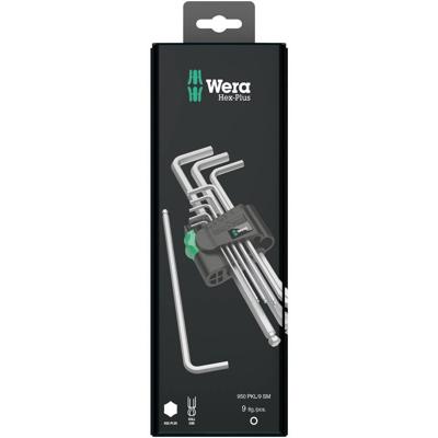 Wera 950 PKL/9 SM N SB Stifsleutelset, metrisch, verchroomd, 9-delig - 1 stuk(s) - 05073391001 - thumbnail