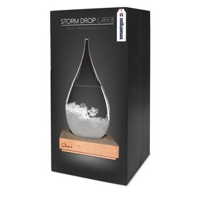 Stormglas Large - Weersvoorspeller - formaat ø 10 x 23 cm