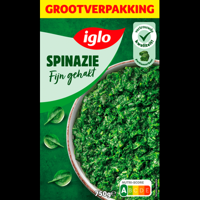 Iglo Spinazie fijn gehakt 750 g bij Jumbo - thumbnail