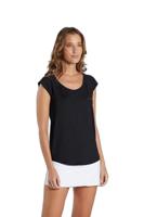 Dames Mouwloos T-shirt Ditchil Zwart - Maat: M - thumbnail