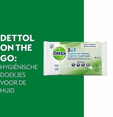 Dettol 2in1 Hygiënisch Doekjes