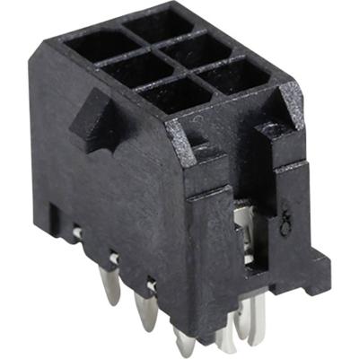 Molex 430450624 Male header, inbouw (standaard) Totaal aantal polen: 6 Rastermaat: 3 mm Inhoud: 1 stuk(s) Tray Molex 430450624 Male header, inbouw (standaard) Totaal aantal polen: 6 Rastermaat: 3 mm Inhoud: 1 stuk(s) Tray