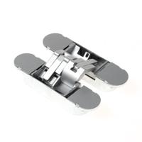 Intersteel Scharnier 130x30mm onzichtbaar zilvergrijs 3D verstelbaar - thumbnail