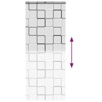 Doucherolgordijn met cassette 110x240 cm stofbreedte 106 cm - thumbnail
