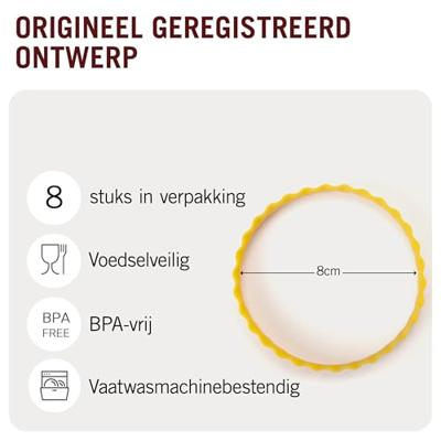 Apenstreken Elastiek Mafaldine set van 8