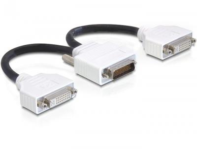 Delock 65281 Adapter DMS-59 male > 2 x DVI 24+5 female 20cm