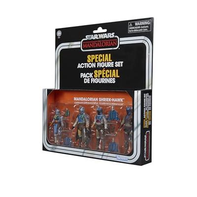 Star Wars The Mandalorian Vintage Collection Action Figure 4-Pack Mandalorian Shriek-Hawk 10 cm