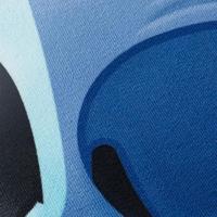 Strandhanddoek Stitch Blauw 70 x 140 cm - thumbnail