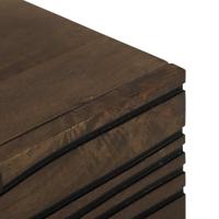 Nachtkastje Walnotenhout 50 x 33 x 60 cm massief mangohout - thumbnail