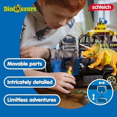 Schleich dinosaurs truckmissie 42565 - thumbnail