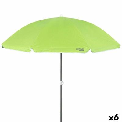 Parasol Aktive Aluminium Polyester 170T 220 x 212 x 220 cm (6 Stuks)