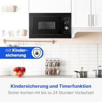 Bomann MWG 3001 H EB Magnetron Zwart 900 W Grillfunctie - thumbnail