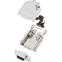 encitech DTCK09-DBS-K 6355-0061-11 D-sub female connectorset 180 ° Aantal polen: 9 Soldeerkelk 1 set(s) - thumbnail