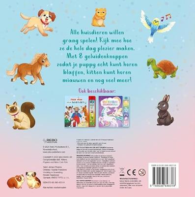 Rebo Publishers Kittens, puppy&apos;s en andere schattige huisdieren - 8 geluiden