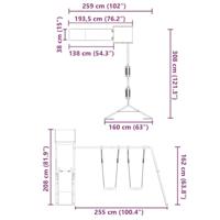 Speelhuis massief grenenhout - thumbnail