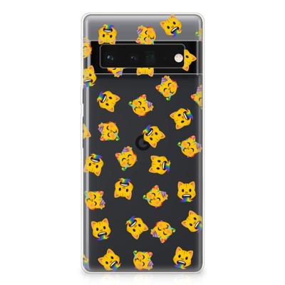 TPU bumper voor Google Pixel 6 Pro Katten Emojis TPU bumper voor Google Pixel 6 Pro Katten Emojis