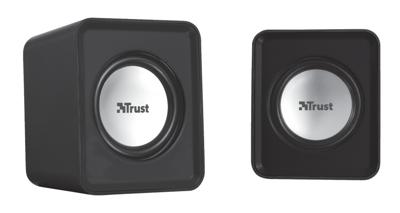 Trust Leto 2.0 Speaker Set - black PC speaker Zwart Trust Leto 2.0 Speaker Set - black PC speaker Zwart