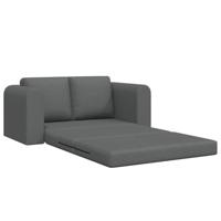 Slaapbank Donkergrijs 148 x 71 x 83 cm Stof - thumbnail
