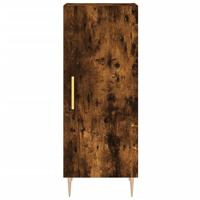 Dressoir 34,5x34x90 cm bewerkt hout gerookt eiken - thumbnail