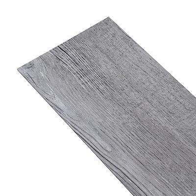 Vloerplanken zelfklevend 5,02 m 2 mm PVC mat houtgrijs
