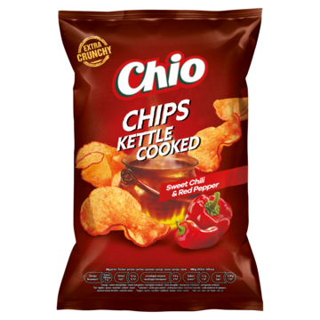 Chio Chips Kettle Cooked Sweet Chilli & Red Pepper 150 g bij Jumbo
