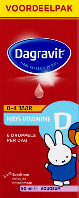 Dagravit Kids Vitamine D Aquosum Druppels Voordeelpak