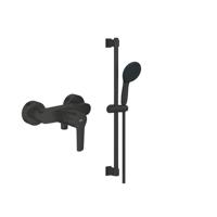 Grohe Start Douchekraan - met glijstangset - HOH 15cm - matte black (zwart) SW924741 / SW1126516 - thumbnail