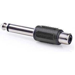 Nedis Mono RCA female naar 6,3mm male jack verloopadapter - thumbnail