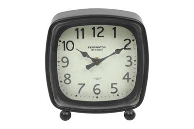 Decostar Countryfield Tafelklok Odell wit/zwart