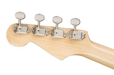 Fender Fullerton Strat Uke WN White Pickguard Surf Green elektrisch-akoestische ukelele