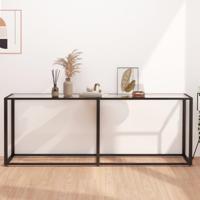 Wandtafel 200x35x75,5 cm gehard glas transparant - thumbnail