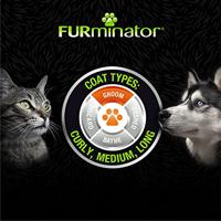 FURminator - slicker borstel voor honden en katten - L - thumbnail
