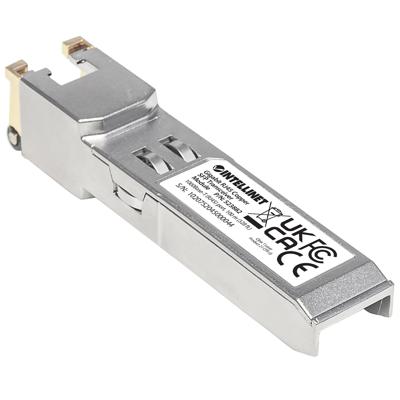 INTELLINET Gigabit SFP Mini-GBIC transceiver 1000Base-T (RJ45) single-mode poort bereik tot 100m