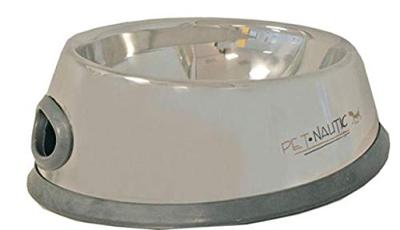 Hondenbak RVS zwaar anti slip ovaal 36 cm Eet-en-drinkbakken-hond Gebr. de Boon - Gebr de boon